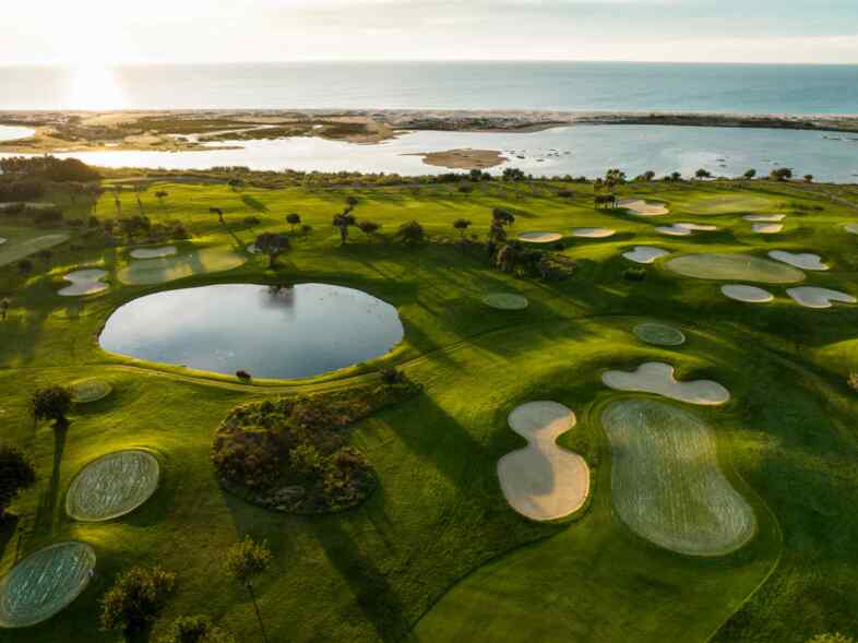 Golfplatzansicht
