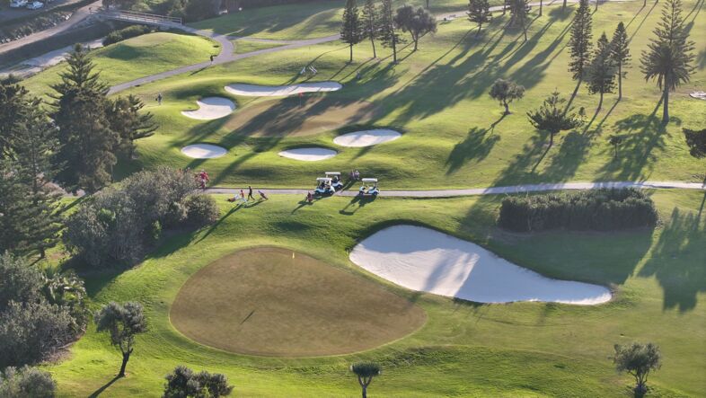 Golfplatzansicht