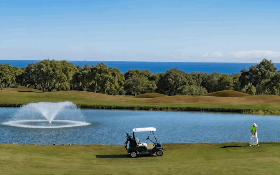 Golfplatzansicht