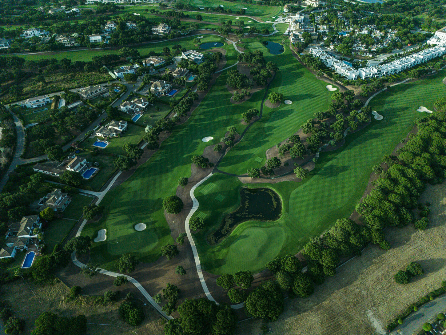 Golfplatzansicht