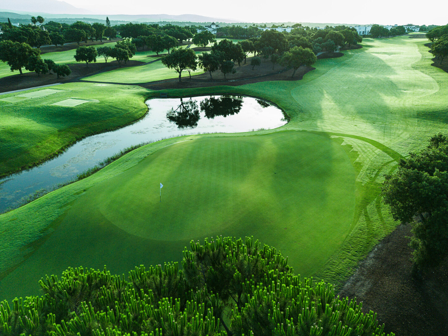 Golfplatzansicht