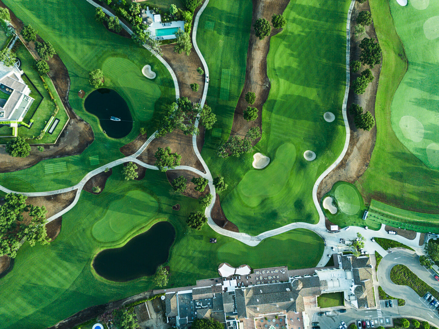 Golfplatzansicht