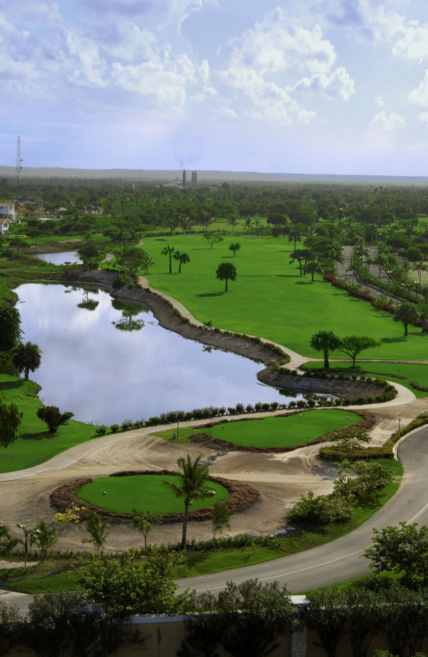 Golfplatzansicht