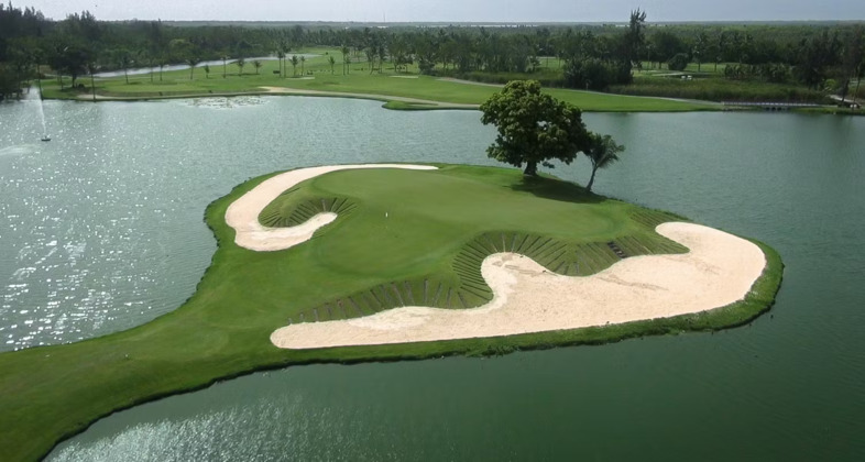 Golfplatzansicht