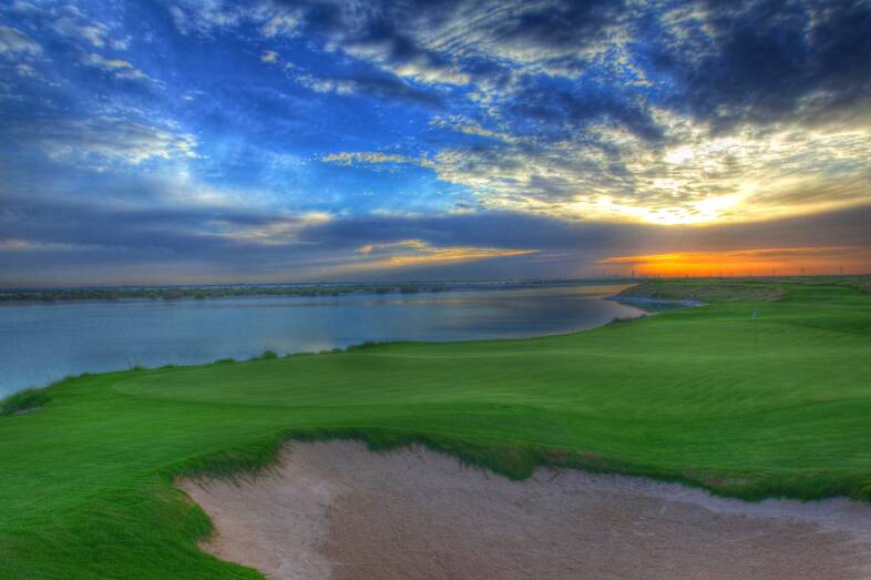 Golf course Yas Links Abu Dhabi 3577