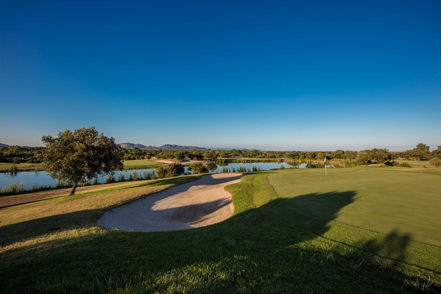 Golfplatz Ansicht
