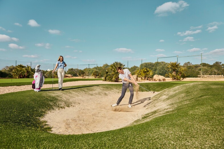 Golfplatzansicht