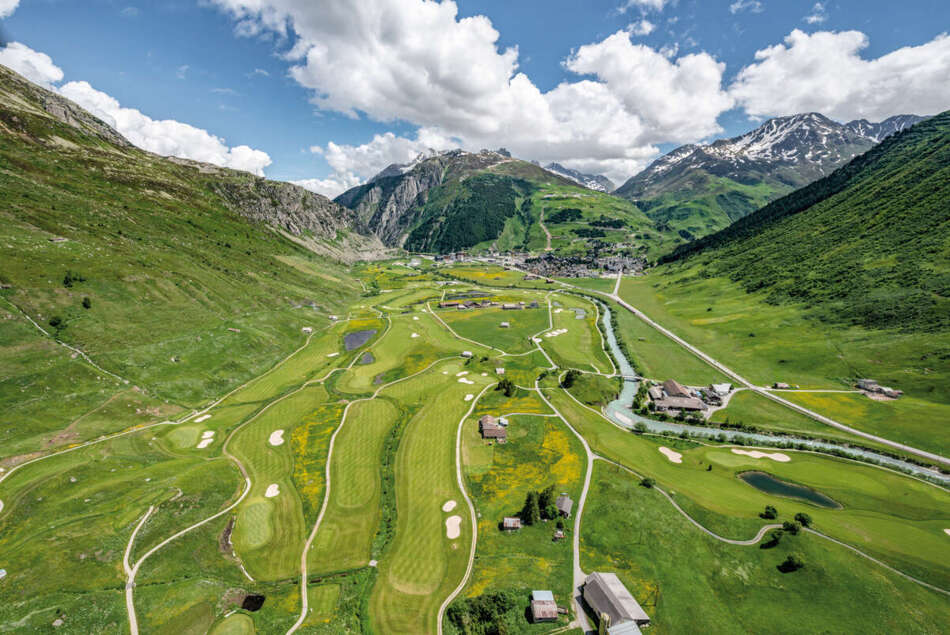 Golf course Andermatt Swiss Alps Golf Course 9145