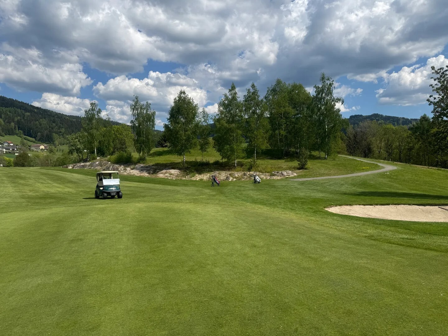 Golfplatzansicht
