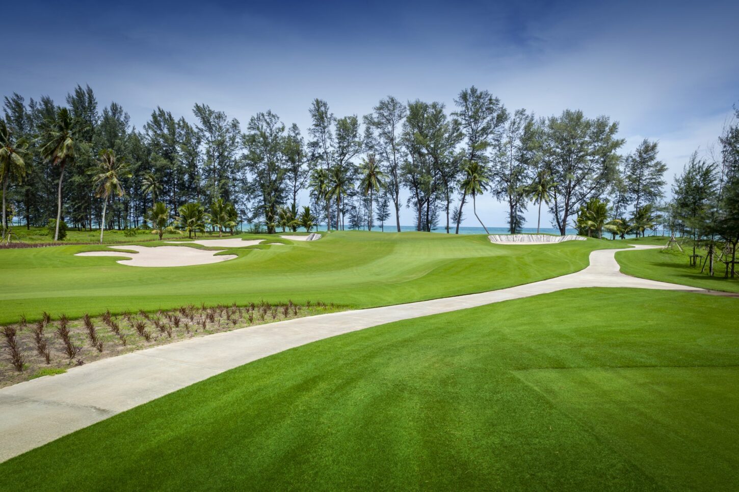 Golfplatzansicht